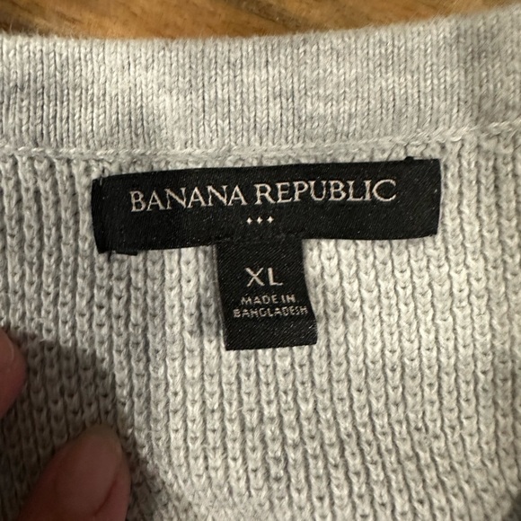 Banana Republic Men's Gray Sweater Size XL - Picture 5 of 7
